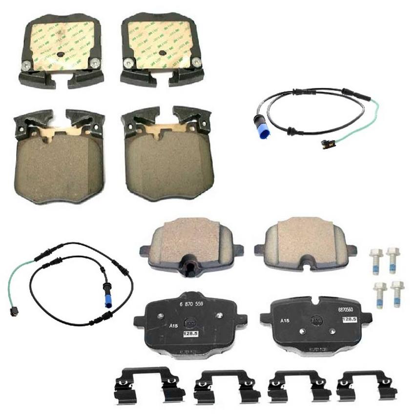 BMW Disc Brakes Kit - Pads Front and Rear